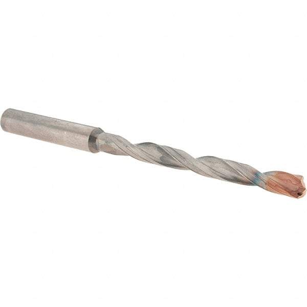 Walter-Titex - 6.2mm 140° Solid Carbide Jobber Drill - Double Coating Finish, Right Hand Cut, Spiral Flute, Straight Shank, 106mm OAL, X-treme D Point - USA Tool & Supply