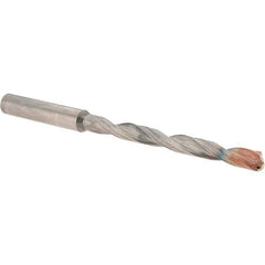 Walter-Titex - 6.2mm 140° Solid Carbide Jobber Drill - Double Coating Finish, Right Hand Cut, Spiral Flute, Straight Shank, 106mm OAL, X-treme D Point - USA Tool & Supply