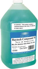 Raytech - 1 Gal Compound M Tumbling Media Additive Liquid - For Burnishing, Wet Operation - USA Tool & Supply