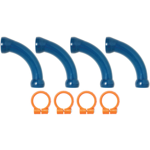1/2″ Extended Elbows & Clamp 4 Piece - Coolant Hose System Component - USA Tool & Supply