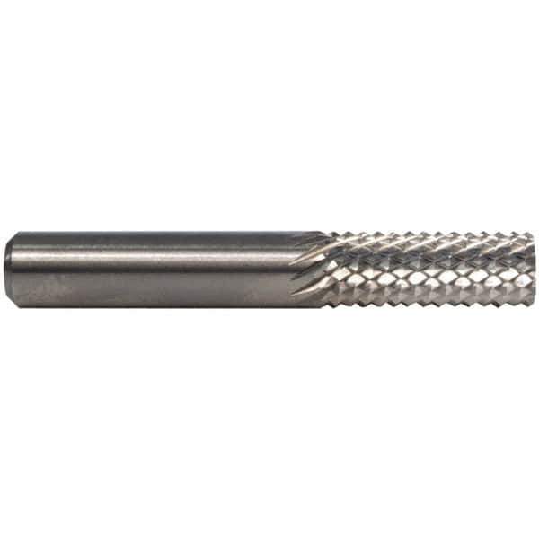 M.A. Ford - 2mm Diam, Plain End, Solid Carbide Diamond Pattern Router Bit - 1-1/2" OAL - USA Tool & Supply