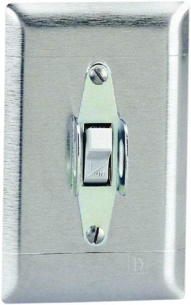 Square D - 1 Pole, 16 Amp, Open Toggle Manual Motor Starter - 1 hp at 115 VAC, 1 hp at 230 VAC, 1 hp at 277 VAC, CE, CSA & UL Listed - USA Tool & Supply