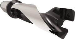 Allied Machine and Engineering - Series 26, 26 to 28.99mm Diam, 32mm Diam Straight Shank with Flange, Straight Flute Spade Drill - 87mm Max Depth, 128.1mm Body Length, 188.1mm OAL, Standard Length, Through Coolant - USA Tool & Supply
