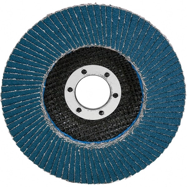 3M - 4-1/2" 60 Grit Type 27 Flap Disc - USA Tool & Supply
