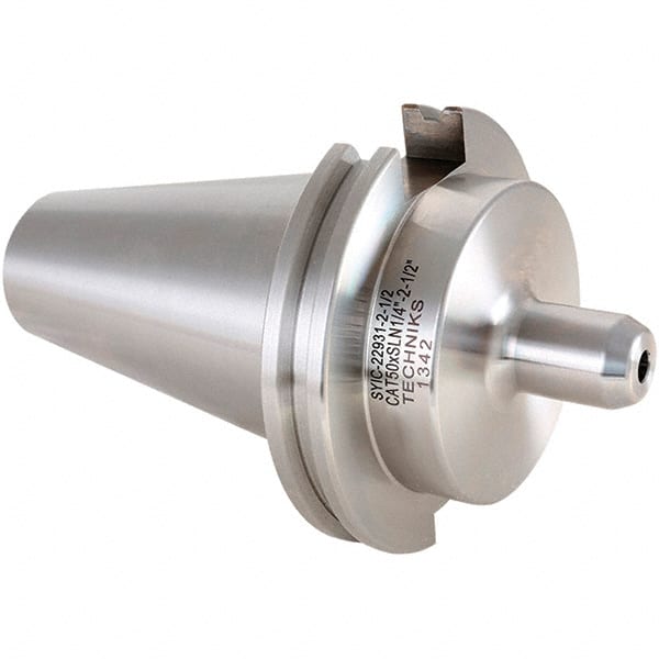Techniks - CAT50 Taper Shank 1/4" Hole End Mill Holder/Adapter - USA Tool & Supply