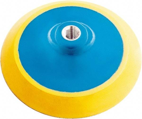 Tru-Maxx - 1" Diam Hook & Loop Disc Backing Pad - 1/4" Shank Diam, Medium Density, 18,000 RPM - USA Tool & Supply