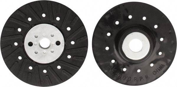 Tru-Maxx - 4-1/2" Diam Locking Nut Disc Backing Pad - Hard Density, 13,000 RPM - USA Tool & Supply