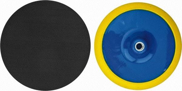 Tru-Maxx - 8" Diam Hook & Loop Disc Backing Pad - Medium Density, 6,800 RPM - USA Tool & Supply