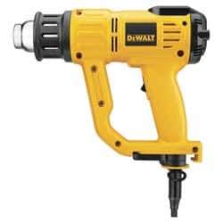 DeWALT - 115 to 1,100°F Heat Setting, 17.7 CFM Air Flow, Heat Gun - 120 Volts, 13 Amps, 1,550 Watts, 10' Cord Length - USA Tool & Supply