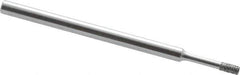 Strauss - 0.157" Head Thickness CBN Grinding Pin - 1/8" Shank Diam x 2" Shank Length, Fine Grade, 120 Grit - USA Tool & Supply