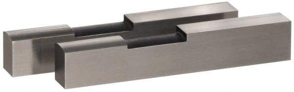 SPI - 2.945 Inch Overall Length, 0.512 Inch Jaw Thickness, 0.5 Inch Radius, Gage Block Cylindrical Jaws - Radius 0.00003 Inch, Pair 0.00004 Inch Accuracy, Sold As Pair, For Use with Rectangular Gage Blocks, 2 Pieces - USA Tool & Supply