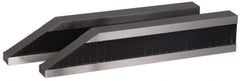 SPI - 4 Inch Overall Length, 0.75 Inch Jaw Thickness, Gage Block Bevel End Jaws - Flatness per 2 Inch +/-0.00002 Inch Accuracy, Sold As Pair, For Use with Rectangular Gage Blocks, 2 Pieces - USA Tool & Supply