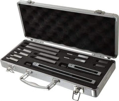 SPI - Gage Block Gage Block Accessory Set - For Use with Rectangular Gage Blocks, 14 Pieces - USA Tool & Supply