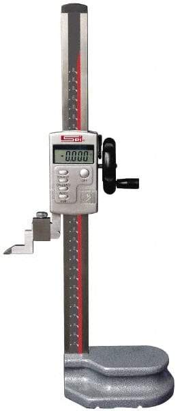 SPI - 24" Electronic Height Gage - 0.0005" Resolution, Accurate to 0.003", LCD Display - USA Tool & Supply