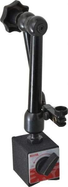 SPI - 180 Lb Magnetic Force, Fine Adjustment Indicator Positioner & Holder with Base - Articulated Arm, Rectangular Base, 2.17" Base Height, 2.36" Base Length, 2" Base Width - USA Tool & Supply