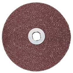 3M - 5" Diam 36+ Grit Fiber Disc - Very Coarse Grade, Ceramic, 12,000 Max RPM, Series 982C - USA Tool & Supply