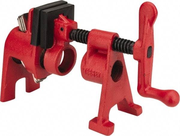 Bessey - 3/4" Pipe, 1-11/16" Throat Depth, 1-11/16" Clamp Face, H Style Pipe Clamp - USA Tool & Supply