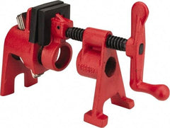 Bessey - 3/4" Pipe, 1-11/16" Throat Depth, 1-11/16" Clamp Face, H Style Pipe Clamp - USA Tool & Supply