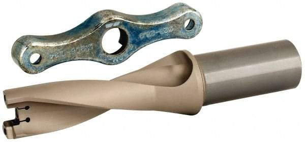 Iscar - 29/32 to 0.941" Diam, 3xD, 2.71" Max Depth, 1" Shank Diam, Replaceable Tip Drill - 23 Seat Size, DCM Toolholder, Series ChamDrill - USA Tool & Supply