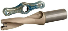 Iscar - 29/32 to 0.941" Diam, 3xD, 2.71" Max Depth, 1" Shank Diam, Replaceable Tip Drill - 23 Seat Size, DCM Toolholder, Series ChamDrill - USA Tool & Supply