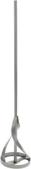 Premier Paint Roller - Metal Chrome Power Mixer - 17 Inch Long x 3/8 Inch Shank Diameter, Compatible with 5 to 10 Gallon Containers - USA Tool & Supply