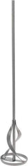 Premier Paint Roller - Metal Chrome Power Mixer - 23 Inch Long x 1/2 Inch Shank Diameter, Compatible with 5 to 10 Gallon Containers - USA Tool & Supply