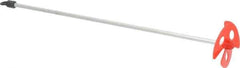 Premier Paint Roller - Metal Chrome Power Mixer - 14 Inch Long, Compatible with 1 Gallon Containers - USA Tool & Supply