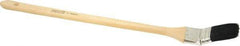 Premier Paint Roller - 1-1/2" Hog Radiator Brush - 1-3/4" Bristle Length, 17-3/4" Wood Handle - USA Tool & Supply