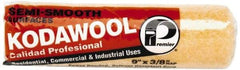 Premier Paint Roller - 1" Nap, 9" Wide Paint General Purpose Roller Cover - Rough Texture, Wool/Poly Blend - USA Tool & Supply