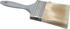 Premier Paint Roller - 4" Synthetic Varnish Brush - 3-1/2" Bristle Length, 6-1/2" Plastic Handle - USA Tool & Supply