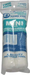 Premier Paint Roller - 3/8" Nap, Mini Paint Roller - 6-1/2" Wide, Includes Roller Cover - USA Tool & Supply