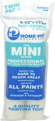 Premier Paint Roller - 1/2" Nap, Mini Paint Roller - 6-1/2" Wide, Includes Roller Cover - USA Tool & Supply