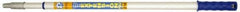 Premier Paint Roller - 6 to 12' Long Paint Roller Extension Pole - Stainless Steel - USA Tool & Supply