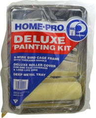 Premier Paint Roller - Paint Roller Set - 9" Wide, Includes Paint Tray, Roller Cover & Frame - USA Tool & Supply