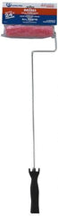 Premier Paint Roller - 1/2" Nap, Mini Paint Roller - 6-1/2" Wide, Includes Roller Cover & Frame - USA Tool & Supply