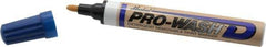 Markal - Blue Oil-Based Paint Marker - Fine Tip, Alcohol Base Ink - USA Tool & Supply