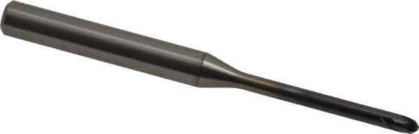 OSG - 3mm Diam, 2.4mm LOC, 2 Flute Solid Carbide Ball End Mill - WXL Finish, Single End, 70mm OAL, 6mm Shank Diam, Spiral Flute - USA Tool & Supply