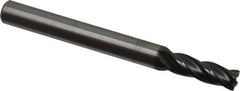 OSG - 7/32", 4 Flute, Single End, Solid Carbide, 0.02" Corner Radius End Mill - 2-1/2" OAL, 30° Helix, Right Hand Flute, 5/8" LOC, Right Hand Cut - USA Tool & Supply