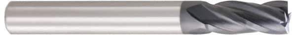 OSG - 9/32", 3/4" LOC, 5/16" Shank Diam, 2-1/2" OAL, 4 Flute, Solid Carbide Square End Mill - Single End, WXL Finish, Spiral Flute, 30° Helix, Centercutting, Right Hand Cut, Right Hand Flute, Series 3604 - USA Tool & Supply