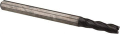 OSG - 7/64", 3/8" LOC, 1/8" Shank Diam, 1-1/2" OAL, 4 Flute, Solid Carbide Square End Mill - Single End, WXL Finish, Spiral Flute, 30° Helix, Centercutting, Right Hand Cut, Right Hand Flute, Series 3604 - USA Tool & Supply