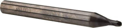 OSG - 3/32" Diam, 3/32" LOC, 2 Flute Solid Carbide Ball End Mill - WXL Finish, Single End, 2-1/2" OAL, 1/4" Shank Diam, Spiral Flute - USA Tool & Supply