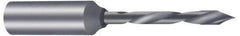 Onsrud - 8mm Cutting Diam x 30mm Length of Cut, 2 Flute, Upcut Spiral Router Bit - Uncoated, Right Hand Cut, Solid Carbide, 57mm OAL x 10mm Shank Diam, Through-Hole Boring Bit - USA Tool & Supply