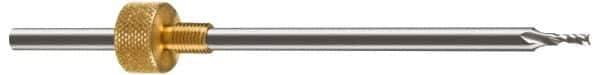 Onsrud - 1/16" Cutting Diam x 5/16" Length of Cut, 1 Flute, Upcut Spiral Router Bit - Uncoated, Right Hand Cut, Solid Carbide, 6-1/2" OAL x 11/64" Shank Diam, Single Edge - USA Tool & Supply