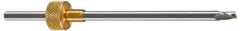 Onsrud - 3/16" Cutting Diam x 3/8" Length of Cut, 1 Flute, Upcut Spiral Router Bit - Uncoated, Right Hand Cut, Solid Carbide, 6-1/2" OAL x 1/4" Shank Diam, Single Edge - USA Tool & Supply