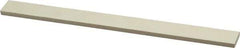 Made in USA - 800 Grit Aluminum Oxide Rectangular Polishing Stone - Super Fine Grade, 1/2" Wide x 6" Long x 1/8" Thick - USA Tool & Supply