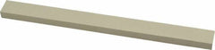 Made in USA - 800 Grit Aluminum Oxide Rectangular Polishing Stone - Super Fine Grade, 1/2" Wide x 6" Long x 1/4" Thick - USA Tool & Supply