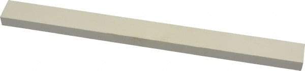 Made in USA - 900 Grit Aluminum Oxide Rectangular Polishing Stone - Super Fine Grade, 1/2" Wide x 6" Long x 1/4" Thick - USA Tool & Supply