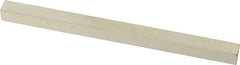 Made in USA - 900 Grit Aluminum Oxide Square Polishing Stone - Super Fine Grade, 1/4" Wide x 4" Long x 1/4" Thick - USA Tool & Supply