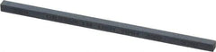 Made in USA - 320 Grit Silicon Carbide Square Polishing Stone - Extra Fine Grade, 5/32" Wide x 6" Long x 5/32" Thick - USA Tool & Supply