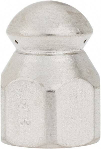 Value Collection - 4,200 psi Fixed, Sewer Pressure Washer Nozzle - 4.5mm Orifice Diam, 1/4" Thread - USA Tool & Supply